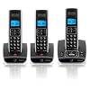 BT Synergy 5500 DECT Trio Cordless Phone with Answer Machine - Black / Silver