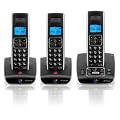 BT Synergy 5500 DECT Trio Cordless Phone with Answer Machine - Black / Silver