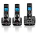 BT Synergy 5500 DECT Trio Cordless Phone with Answer Machine - Black / Silver