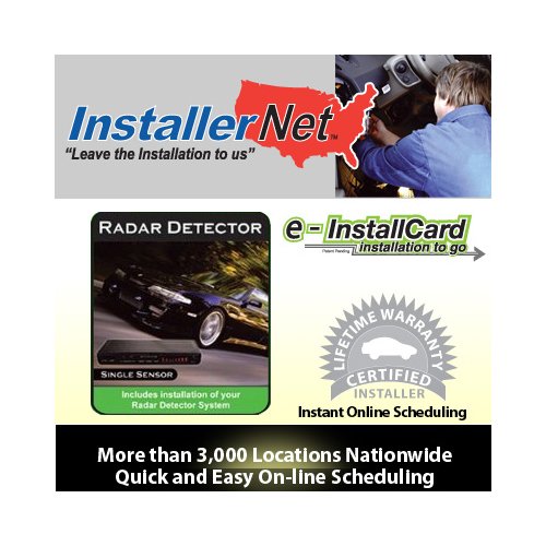 InstallerNet Radar Detector eInstallCard via Email)