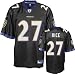 Ray Rice Jersey: Reebok Black Replica #27 Baltimore Ravens Jersey - XX-Large