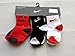 Nike 6 Pairs Toddler Socks, 12-24 Months, Black/White/Grey/Red