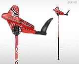 SMARTCRUTCH Adjustable Forearm Crutches (Red) - 1 Pair / Adult 5'0 - 6'3