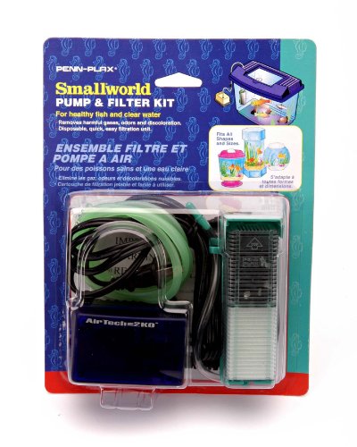 Small World® Aquarium Filter & Pump Kit for Small Tanks