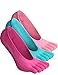 Haslra Excellent Stretch No Show Toe Socks Three types 3 Pairs