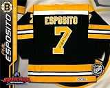 Phil Esposito Autographed/Hand Signed Chicago Blackhawks Black CCM Replica Jersey