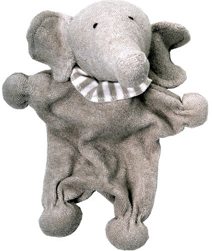 Organic Egyptian Cotton Terry Elephant Teething Toy - Safe, Non-toxic Toy