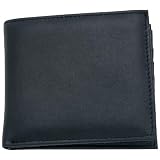 Embassy Men's Solid Genuine Leather Bi-Fold Wallet