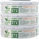 Nursery Fresh Refill for Diaper Genie 3 Pack, 816 Count