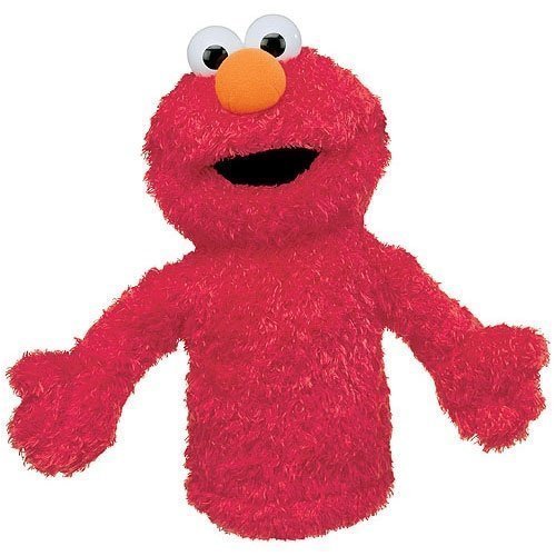 Childrens Toyshop  Toys : Gund - Elmo Hand Puppet - Sesame Street