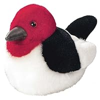 Red-head Woodpecker - Audubon Plush Bird (Authentic Bird Sound)