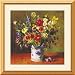 Chinese Florals with Plums Framed Print by Randall Lake Framed