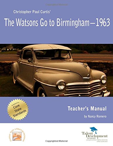 The Watsons Go to Birmingham--1963 Teacher's Manual