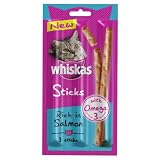 Whiskas Sticks Cat Treats 4 Packs 3 Sticks Per Pack
