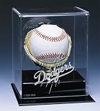LOS ANGELES DODGERS OFFICIAL AUTOGRAPH BASEBALL DISPLAY CASE