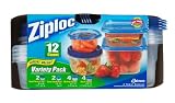 Ziploc Containers Variety Pack, 12-Count (Pack of 2)