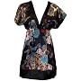 Floral Satin Kimono Top