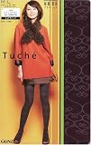 グンゼ Tuche ファッションタイツ シャドウハート【80デニール】 M/L THW47GA