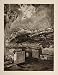 1926 Chapel Cross Church of Holy Sepulchre Jerusalem - Original Photogravure