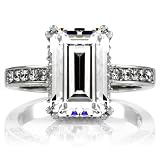 Kenna's Emerald Step Cut Engagement Ring