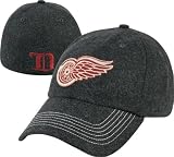 '47 Brand Detroit Red Wings Charcoal Riverstone Franchise Fitted Hat (Medium)