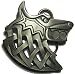 VIKING WOLF&nbsp;BELT BUCKLE + display stand