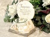 Footprints Votive Candle Holder