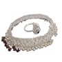 Sterling Silver Jewelry Ankle Bracelet Pairs 10 inches (anklt479)