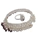 Sterling Silver Jewelry Ankle Bracelet Pairs 10 inches (anklt479)