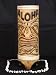 TIGER BAMBOO "ALOHA" VASE 12" - TROPICAL DECOR