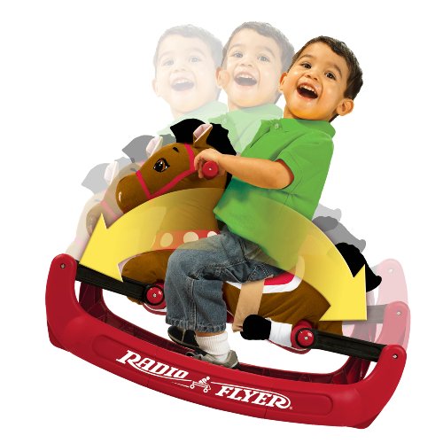 Radio Flyer Soft Rock and Bounce Pony with Sound