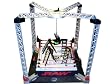 WWE Wrestling Exclusive Money in the Bank Ring with 2 Bonus Action Figures (RVD and Shelton Benjamin)