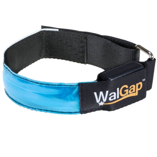 LED High Visibility Flashing Safety Armband Cycling Jogging Walking Reflective LED Armband - WalGap(TM)