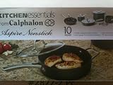 Kitchen Essentials From Calphalon 10pc Hard Anodized Aspire Nonstick Cookset