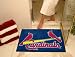 MLB St. Louis Cardinals Chromo Jet Printed Rectangular Area Rug Floor Mat 45