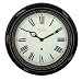 Large Antique Style Station Wall Clock With Roman Dial