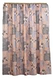 Carnation Home Fashions Fabric Shower Curtain