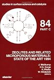 Zeolites and related microporous materials : state of the art 1994 : proceedings of the 10th International Zeolite Conference, Garmisch-Partenkirchen, Germany, July 17-22, 1994