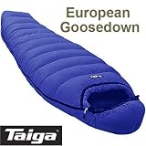 TAIGA Morning Star 700+ Fillpower European Goosedown Sleeping Bag, Mummy Style, (choices: -5�C/23�F or -11�C/-12.2�F) (Left Zip), Including Stuffsack, German Designed, MADE IN CANADA