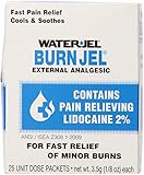 Water Jel, First Aid Burn Relief, Burn jel, 25 count