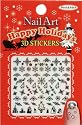 HAPPY HOLIDAYS NAIL DECAL NSB-09-MB