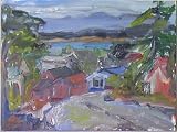 Carmel Bay, Original Oil Painting By Carmel Artist Janet Ament de la Roche - Unframed Artwork