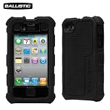 NEW! Ballistic Hard Core (HC) Case iPhone4/4S Black/Black バリスティック ケース iPhone4 ( SoftBank ), iPhone4S ( au , ソフトバンク ) 対応 ブラック