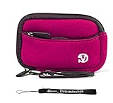 Magenta - Black Trim Slim Protective Soft Neoprene Cover Carrying Case Slee ....
