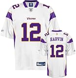 Percy Harvin White Reebok NFL Replica Minnesota Vikings