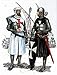 CHRISTIAN ARMY CRUSADER KNIGHTS ORDER HOSPITALLERS WHITE CROSS BLACK SHIELD PIN
