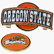 Oregon State Beavers Hat Clip Golf Ball Marker