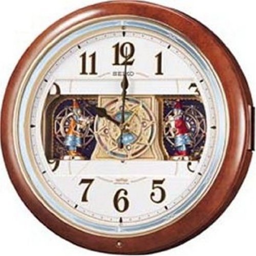 SEIKO CLOCK (セイコークロック) 掛け時計 ウエーブシンフォニー 電波時計 ツイン・パ からくり RE559H