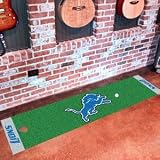 NFL Football Detroit Lions Putting Green Runner Mat 18" X 72"