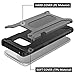 Galaxy Note 5 Case,Wollony Rugged Hybrid Dual Layer Armor Protective Back Case Shockproof Cover for Galaxy Note 5 - Heavy Duty - Slim Hard Shell Protection - Impact Resistant Bumper (Grey)